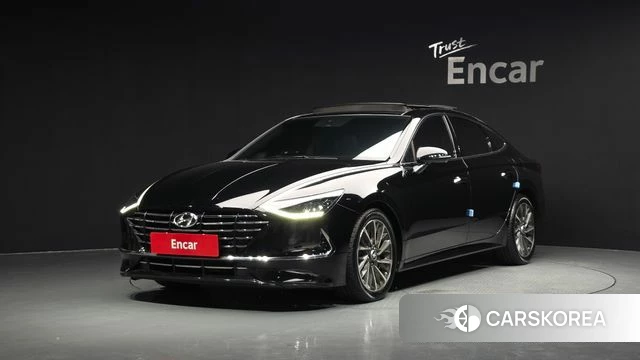 Hyundai Sonata (DN8) 2019 Черный из Кореи