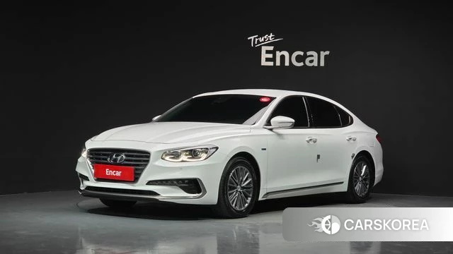 Hyundai Grandeur IG Hybrid 2019 Белый из Кореи