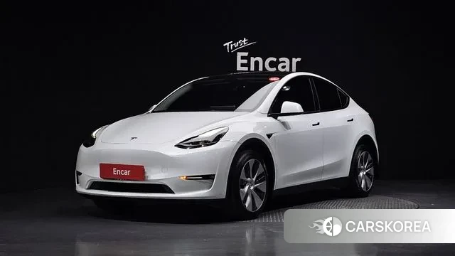 Tesla Model Y 2023 Белый из Кореи