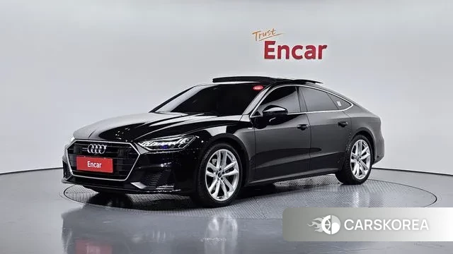 Audi A7 (4K) 2022 Черный из Кореи