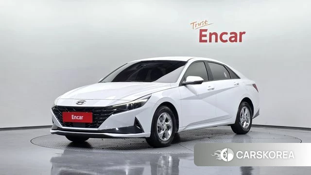 Hyundai Avante (CN7) 2022 Белый из Кореи