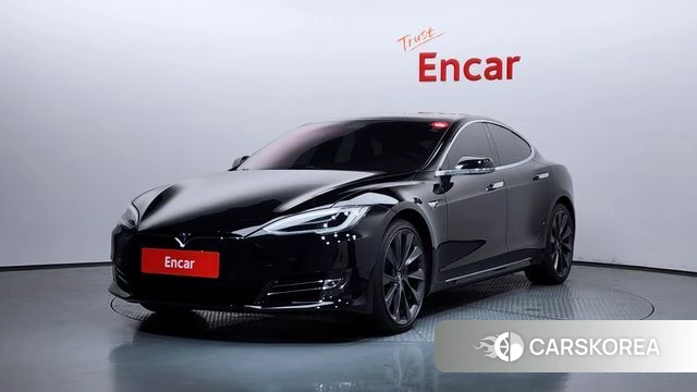 Tesla Model S 2019 Черный из Кореи