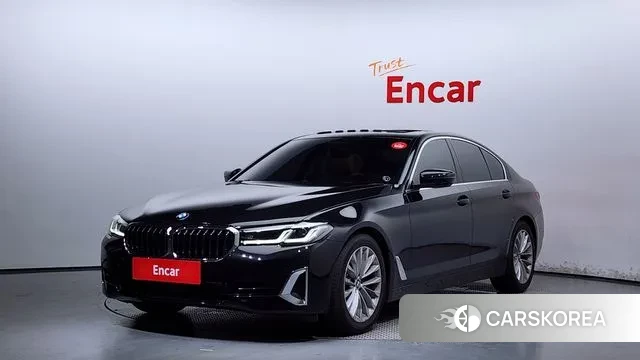 BMW 5 Series (G30) 2021 Черный из Кореи