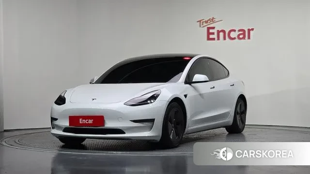 Tesla Model 3 2021 Белый из Кореи