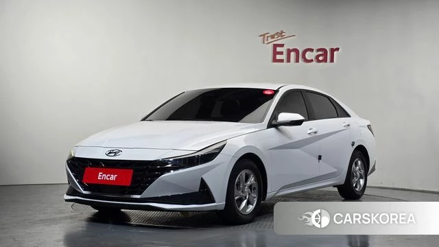 Hyundai Avante (CN7) 2022 Белый из Кореи