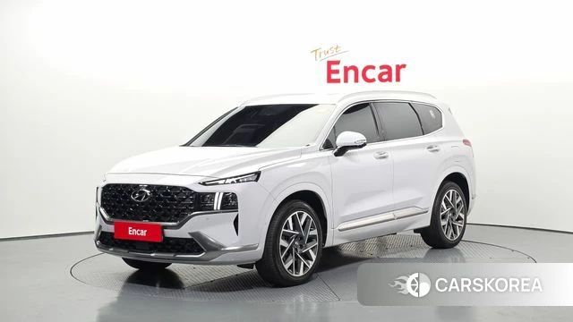 Hyundai The New Santa Fe 2022 Серебристо-серый из Кореи