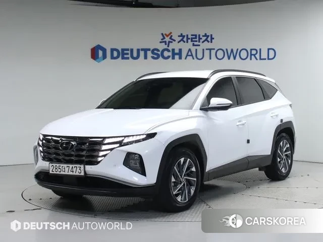 Hyundai Tucson Hybrid (NX4) 2022 Белый из Кореи