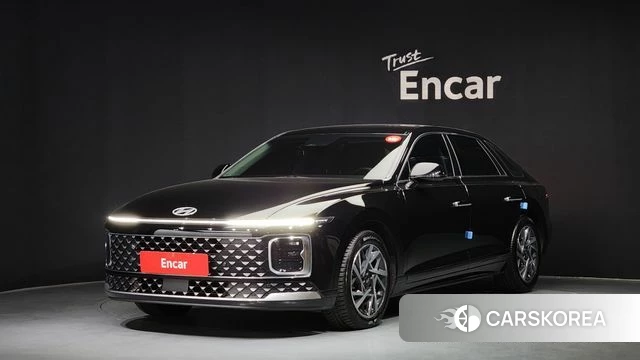 Hyundai Grandeur Hybrid (GN7) 2023 Черный из Кореи