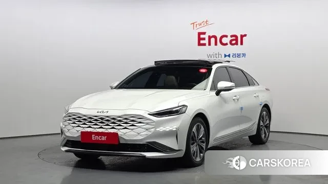Kia K8 Hybrid 2022 Белый из Кореи