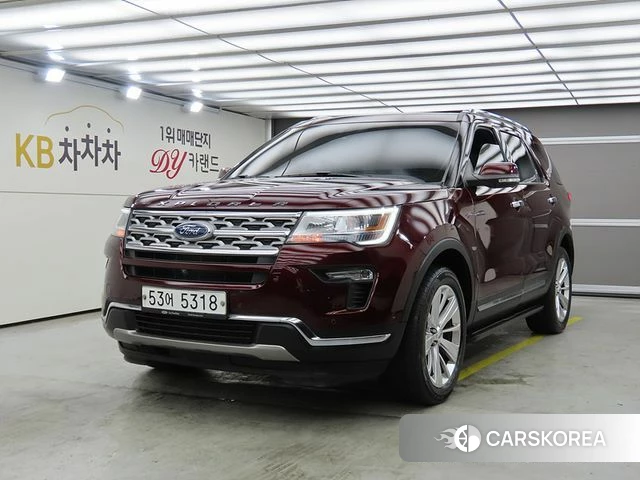 Ford Explorer 2019 Красный из Кореи