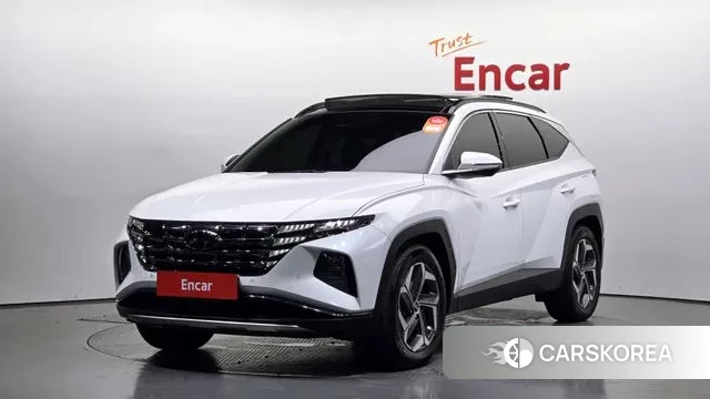 Hyundai Tucson (NX4) 2021 Белый из Кореи