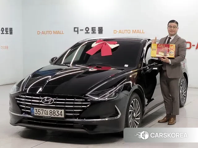 Hyundai Sonata Hybrid (DN8) 2021 Черный из Кореи