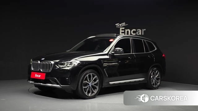 BMW X3 (G01) 2022 Черный из Кореи