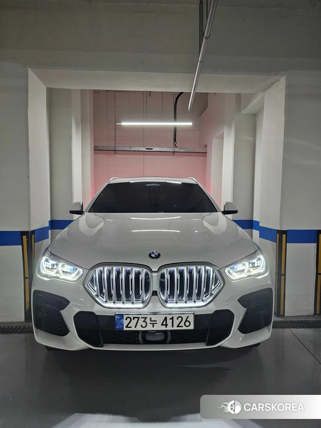BMW X6 (G06) 2022 Белый из Кореи