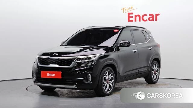 Kia Seltos 2020 Черный из Кореи