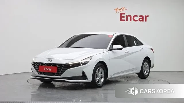 Hyundai Avante (CN7) 2022 Белый из Кореи