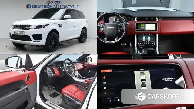 Land Rover Range Rover Sport 2nd Generation 2018 Белый из Кореи