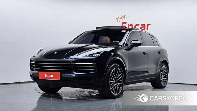 Porsche Cayenne (PO536) 2019 Синий из Кореи