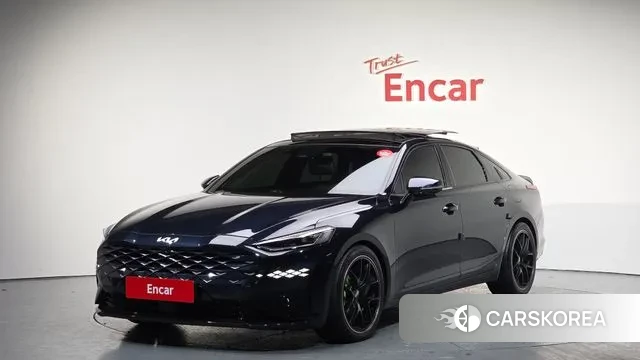 Kia K8 Hybrid 2023 Синий из Кореи