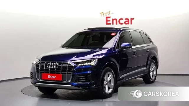 Audi Q7 (4M) 2021 Синий из Кореи