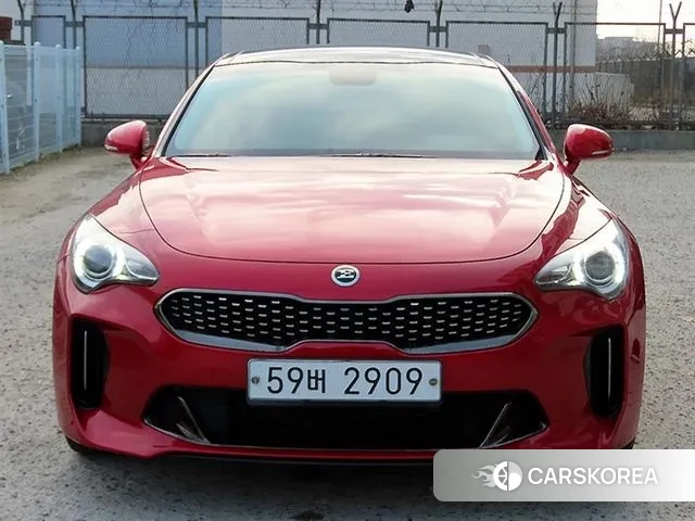 Kia Stinger 2018 Красный из Кореи
