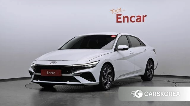 Hyundai The New Avante (CN7) 2023 Белый из Кореи