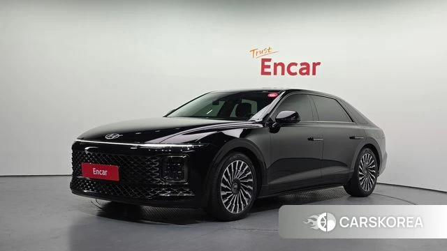 Hyundai Grandeur (GN7) 2023 Черный из Кореи