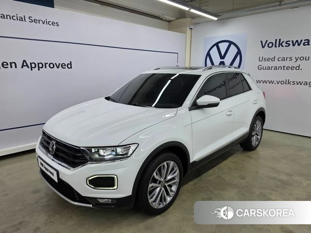 Volkswagen T-Roc 2021 Белый из Кореи