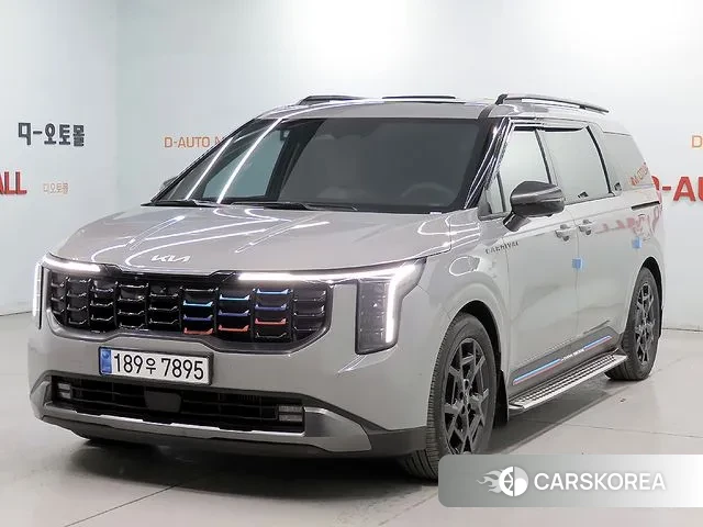 Kia The New Carnival 4th Generation 2023 Серебристо-серый из Кореи