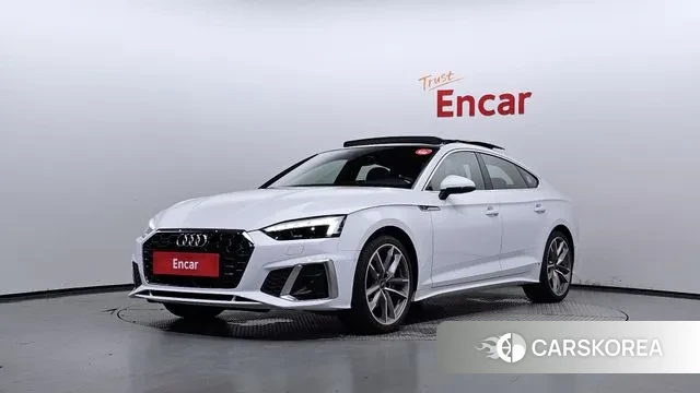 Audi A5 (F5) 2023 Белый из Кореи