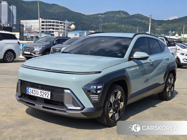Hyundai Kona Hybrid (SX2) 2025 Небесно-голубой из Кореи