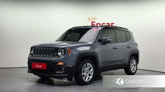 Jeep Renegade 2018 Небесно-голубой из Кореи