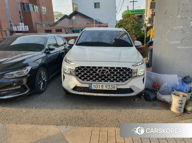 Hyundai The New Santa Fe 2021 Белый из Кореи