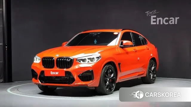 BMW X4M (G02) 2020 Красный из Кореи