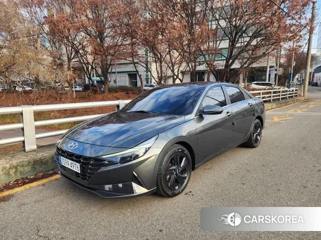 Hyundai Avante (CN7) 2022 Серый из Кореи