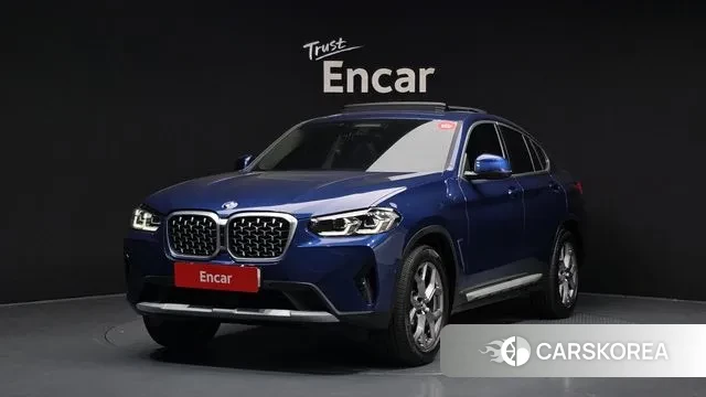 BMW X4 (G02) 2023 Синий из Кореи