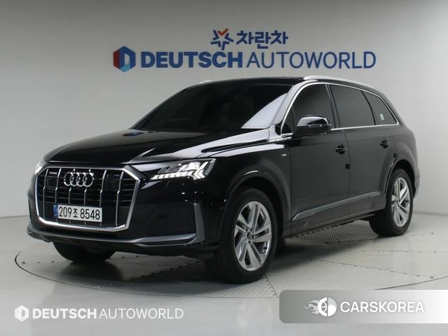 Audi Q7 (4M) 2021 Черный из Кореи