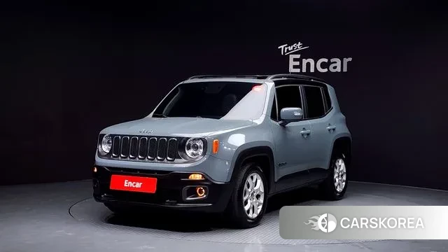 Jeep Renegade 2018 Небесно-голубой из Кореи