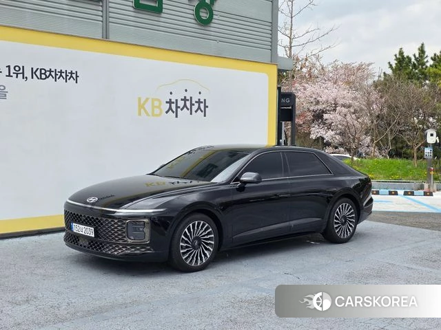 Hyundai Grandeur (GN7) 2024 Черный из Кореи
