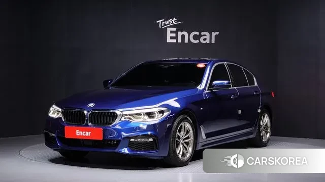 BMW 5 Series (G30) 2018 Синий из Кореи