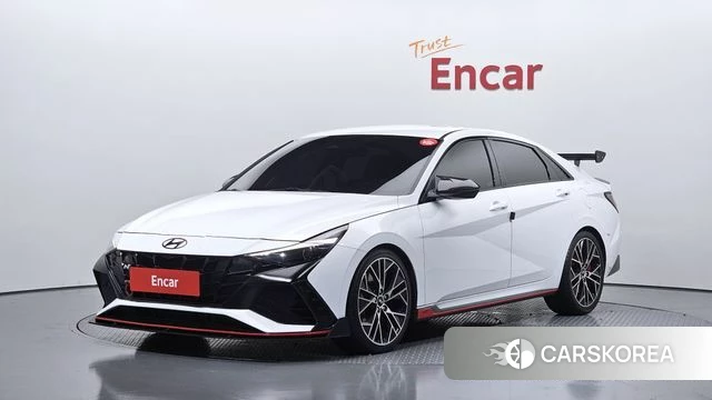 Hyundai Avante (CN7) 2021 Белый из Кореи