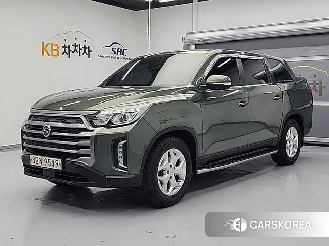 Ssangyong The New Rexton Sport 2021 Зеленый из Кореи