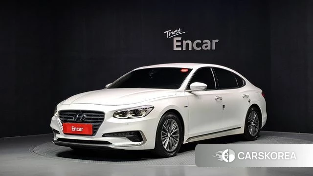 Hyundai Grandeur IG Hybrid 2018 Белый из Кореи