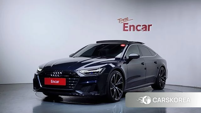 Audi A7 (4K) 2021 Синий из Кореи