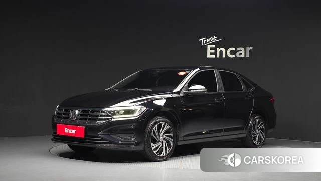 Volkswagen 7th Generation of Jetta 2021 Синий из Кореи