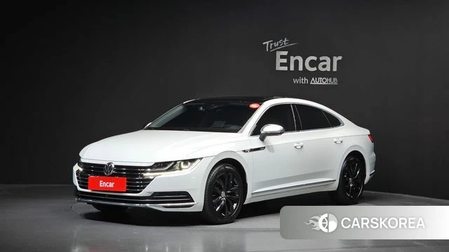 Volkswagen Arteon 2019 Белый из Кореи