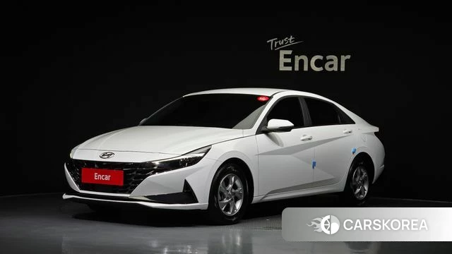 Hyundai The New Avante (CN7) 2023 Белый из Кореи