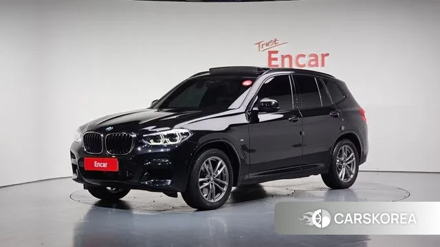 BMW X3 (G01) 2021 Черный из Кореи