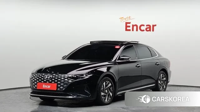 Hyundai The New Grandeur IG Hybrid 2021 Черный из Кореи