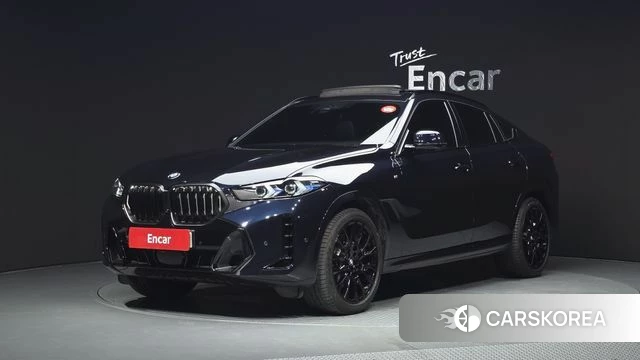 BMW X6 (G06) 2023 Черный из Кореи